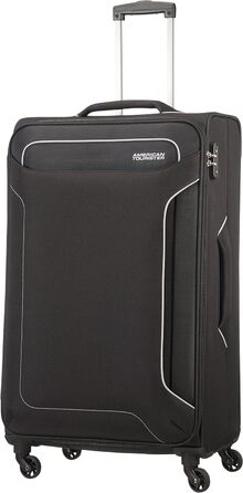 Валіза American Tourister Holiday Heat Spinner 79,5 см, 108 л, чорна, легка дорожня валіза на колесах