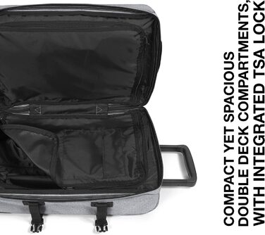 Валіза Eastpak TRANVERZ S 42 л, 51x32,5x23 см, Sunday Grey, сіра