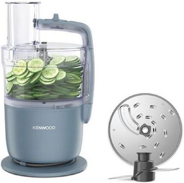 Кухонний комбайн Kenwood MultiPro Go FDP22.130GY, 650 Вт, 1.3 л, Компактний, Багатофункціональний, Синій/Сірий