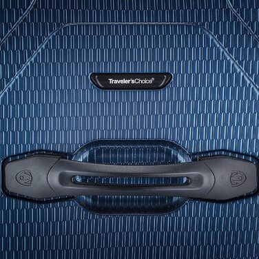 Валіза на колесах Traveler's Choice Maxporter II, 76,2 см, жорсткий корпус, морський синій