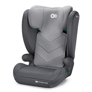 Автокрісло Kinderkraft I-SPARK I-Size 100-150 см (3.5-12 років, 15-36 кг) сіре - безпека та комфорт