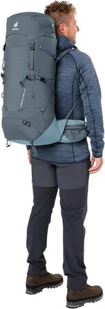 Рюкзак Deuter Aircontact Core 40+10 л графітовий для трекінгу, унісекс