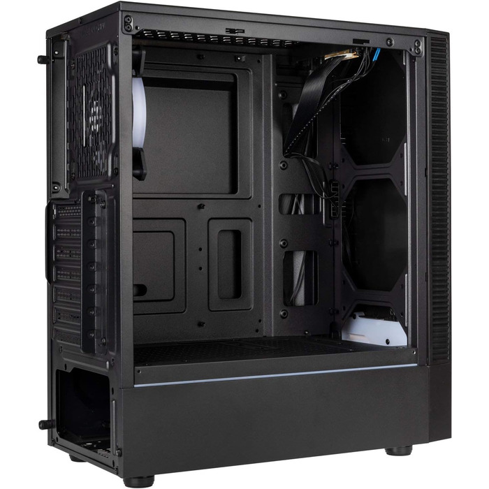 Ігровий корпус Kolink Inspire K9 ARGB Midi-Tower з підсвіткою, скляною панеллю та підтримкою RGB, чорний