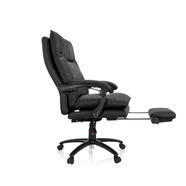 Крісло для керівника RELAX CL 200 з підставкою для ніг PU black MyBuero