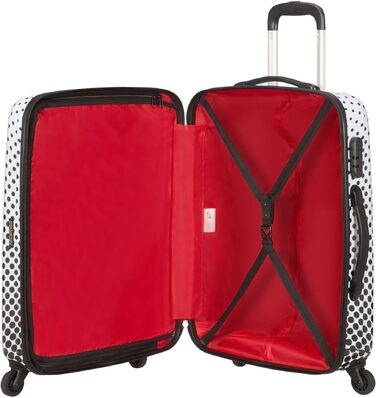Дитяча валіза American Tourister Disney Legends Spinner S, 65 см, 36 л, багатоколірна (Mickey Mouse Polka Dot)