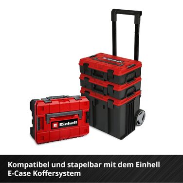 Einhell E-CASE 80: Набір інструментів в кейсі (80 предметів) для дому, майстерні та транспортування