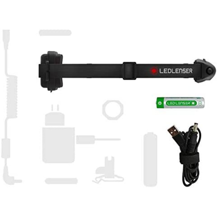 Налобний ліхтар Ledlenser H3.2 LED, фокусування, 120 люмен, 100 м, регульована яскравість, живлення 3xAAA, батарейки в комплекті