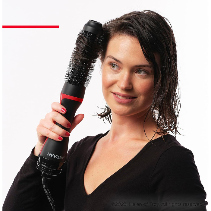 Насадка-щітка Revlon One-Step, кругла, чорна, для укладки волосся