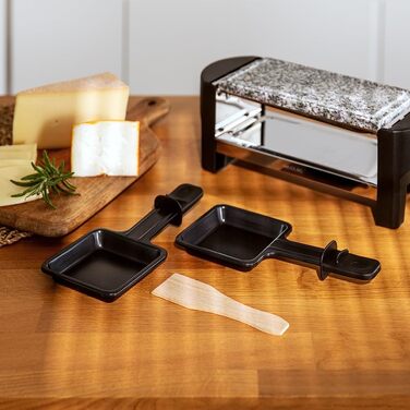РаКлетт Cecotec Cheese & Grill 3200 AllStone для 2 осіб з електричним грилем та антипригарною поверхнею