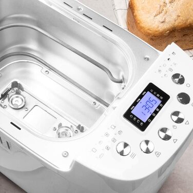 Хлібопечка Cecotec Brotbackautomat Bread&Co 1500 PerfectCook: 850 Вт, 1,5 кг, 15 програм, таймер, миється, рецепти