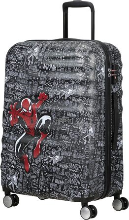 Дорожня валіза American Tourister Marvel Legends Spinner S 55 см, 36 л, багатобарвна (Captain America City), матова