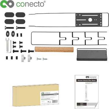 Підставка для пилососа conecto SA-VAC-50, чорна