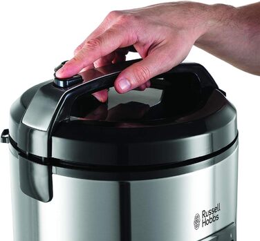 Рисоварка Russell Hobbs 27080-56 з функцією приготування на парі, 1.2л, чаша з антипригарним покриттям, нержавіюча сталь