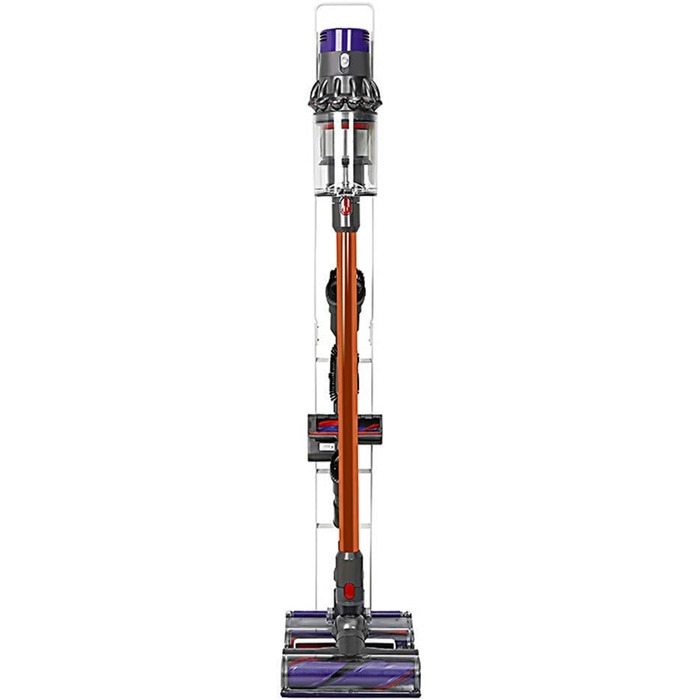 Підставка-органайзер Bison для акумуляторних пилососів Dyson V6, V7, V8, V10, V11, V15, DC30, DC31, DC34, DC35, біла, тримач-рамка
