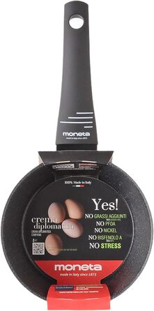 Каструля Moneta Yes Zeus 2.0, 16 см, алюмінієва, червона, з ручкою