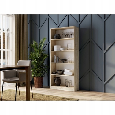 Стелаж TopEshop 80 x 182 x 30 см, дуб сонома