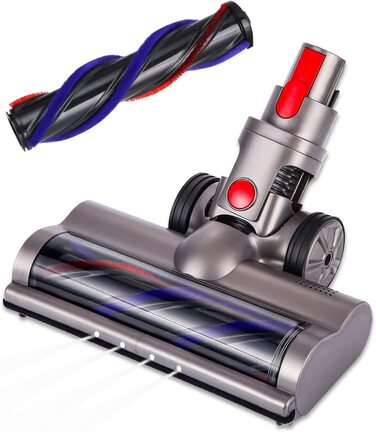 Насадка-щітка для пилососа Dyson V7/V8/V10/V11/V15, електрична турбощітка з роликовою щіткою, аксесуари для підлоги, 2 шт.