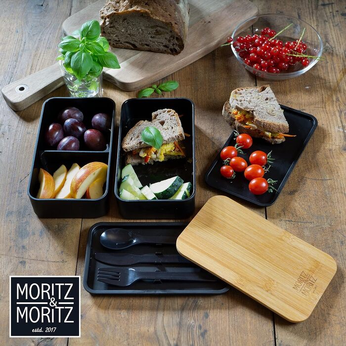 Ланч-бокс Moritz & Moritz чорний