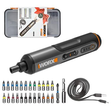 Міні-електричний шуруповерт WORX WX240 3.6V (4V max) з 3-рівневим регулюванням крутного моменту