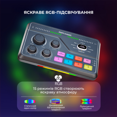 Аудіомікшер SC8 Fifine
