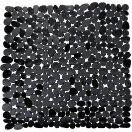 Душовий килимок WENKO Paradise Black, антиковзний, з присосками, чорний