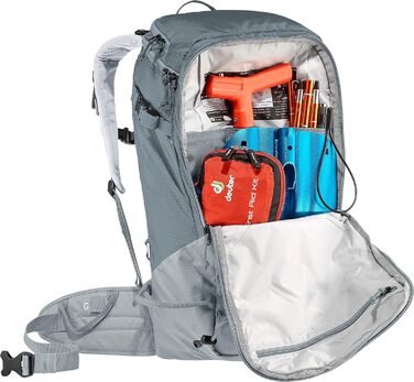 Жіночий туристичний рюкзак Deuter Freerider Pro 32+10 л, для лижних турів, сірий