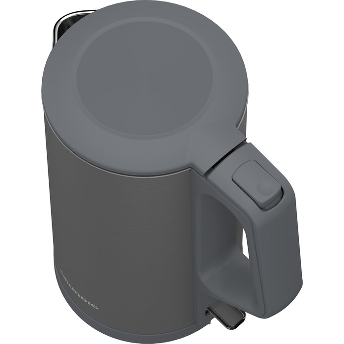 Електрочайник Grundig WK 7340, 2150 Вт, 1,5 л, нерж. сталь, подвійна стінка, авто-вимкнення, Dark Inox