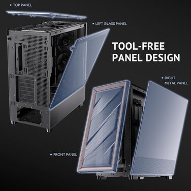 Корпус для ПК Antec Flux Midi Tower чорний, роздрібна версія