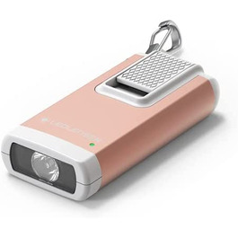 Ліхтар-брелок Ledlenser K6R Gold, 400 лм, акумуляторний, USB-A, з червоним світлом