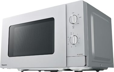 Мікрохвильова піч Panasonic NN-ST21QWEPG 20л, 800 Вт, срібляста - розморожування, 11 програм, LED-дисплей
