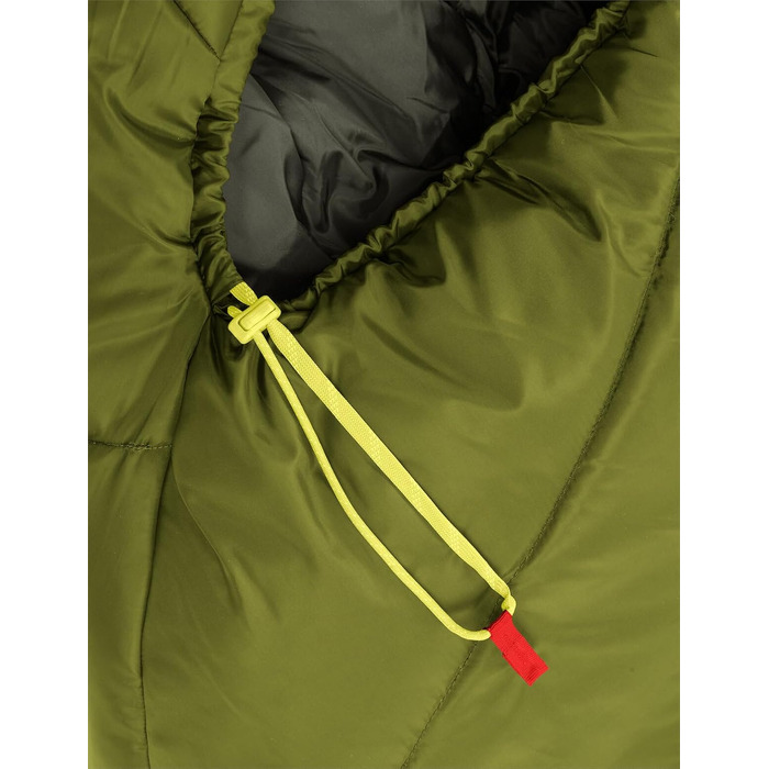 Трисезонний спальний мішок VAUDE Sioux 800 II (синій), синтетичний кокон для кемпінгу, діапазон температур 2°C – 8°C, 220x80 см