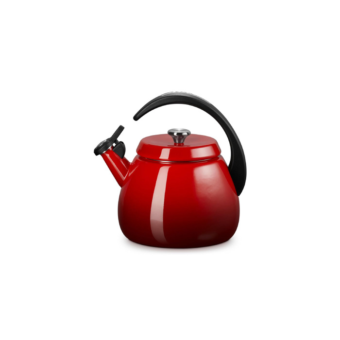 Емальований чайник Le Creuset зі сталевим дном, 2,2 л, колір Вишня (Flamme)