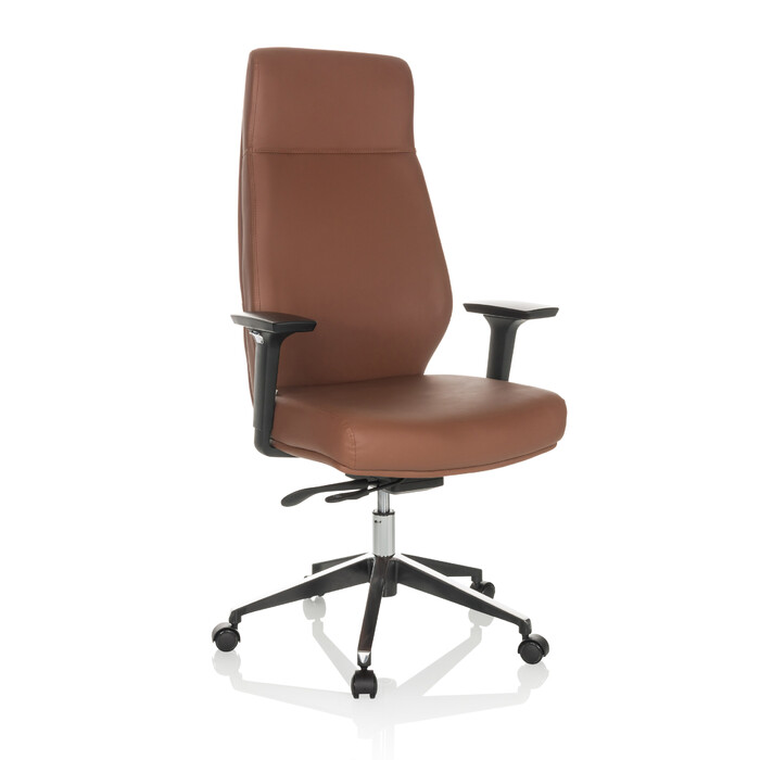 Офісне крісло / крісло керівника VITORO ECO штучна шкіра коричневий hjh OFFICE