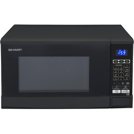 Мікрохвильова піч SHARP R670BK 2в1 з грилем, 20 л, 800 Вт, 1000 Вт гриль, 10 рівнів потужності, 13 авто програм, таймер, чорна