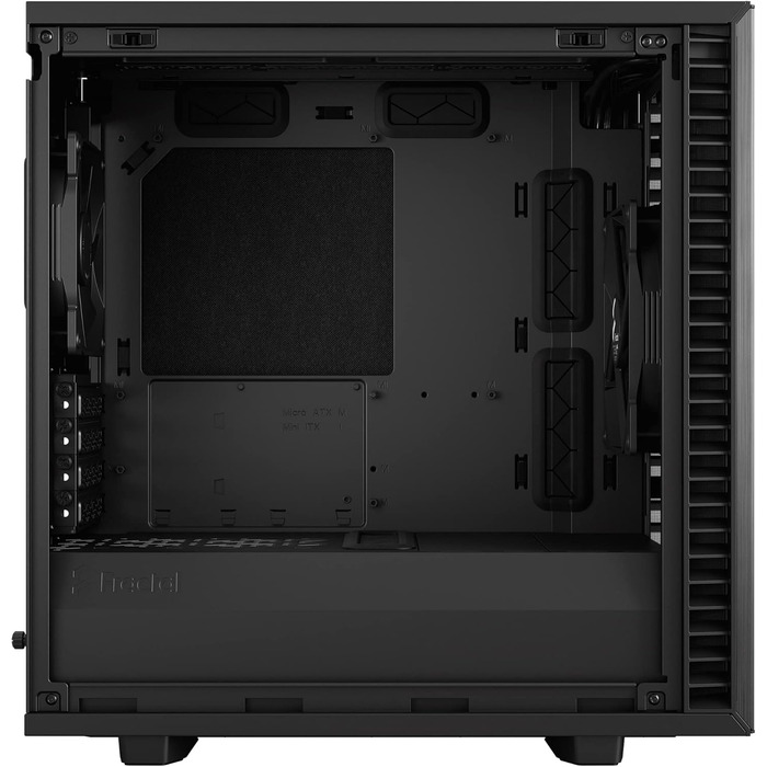 Корпус Fractal Design Define 7 Mini Black, алюміній/сталь, безшумний, Micro ATX, міні-тауер