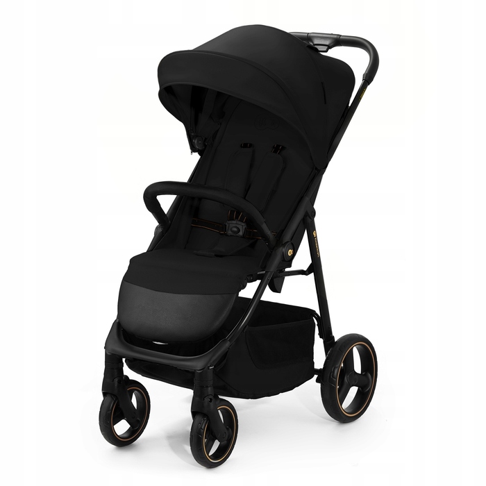 Легкий прогулянковий візок Kinderkraft TRIG 3, до 22 кг, чорний