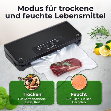 Вакууматор KLAMER Vakuumierer Pro 80 для тривалого зберігання продуктів