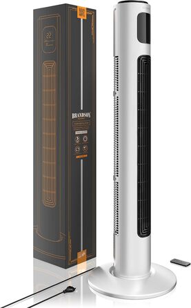 Brandson Турмовентилятор з водяним охолодженням, Wi-Fi, Alexa, дуже тихий, ECO GREEN, 12 швидкостей, сенсорне керування, мобільний кондиціонер, повітроохолоджувач з осциляцією