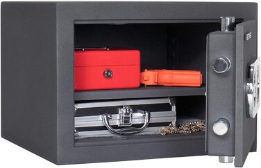 Сейф для цінностей Profirst Jupiter 40 EN1 з електронним замком, захистом від свердління та аварійним живленням + 1 полиця + кріплення
