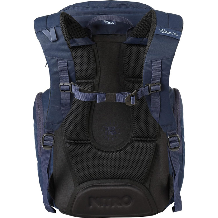 Рюкзак Nitro Daypacker 32 л Night Sky, ретро стиль, м'яке відділення для ноутбука, для школи, міста та подорожей