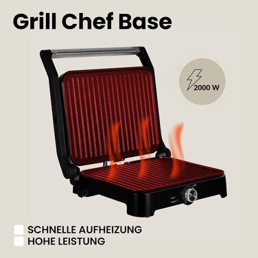 Електрогриль-тостер ZEEGMA Grill Chef 2-в-1 з керамічним антипригарним покриттям 2000 Вт
