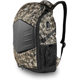 Рюкзак BoostBag Camouflage для ноутбука 17,3'' – міський камуфляж, для школи, університету та роботи, Boostboxx