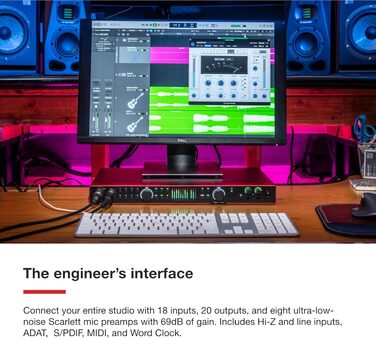 Focusrite Scarlett 4i4 3rd Gen USB Аудіоінтерфейс для гітаристів, вокалістів та продюсерів + ПО