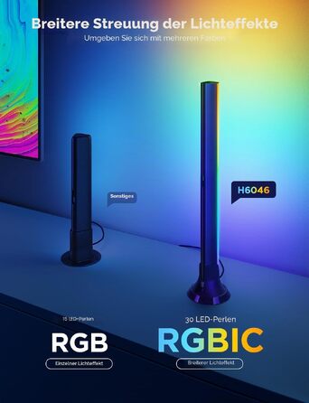 Система підсвічування для телевізора Govee TV Backlight Kit 2, для екранів 55-65 дюймів, розумна LED-підсвітка
