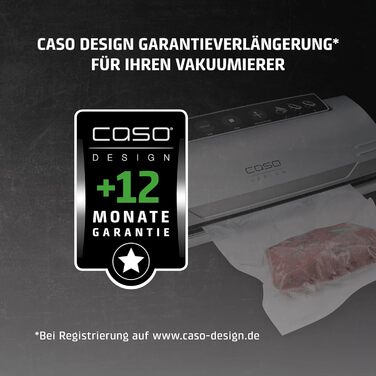 Вакууматор CASO advanced Pro VRH 590 з функцією CASOTEK Liquid, подвійним швом та набором пакетів, професійний