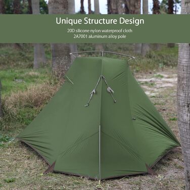 Намет Naturehike Tagar ультралегкий водонепроникний для кемпінгу, 3-4 сезони, рюкзачний