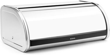 Контейнер для зберігання хліба Brabantia Rollbrotkasten, серія Brilliant Steel (з бічними стінками)