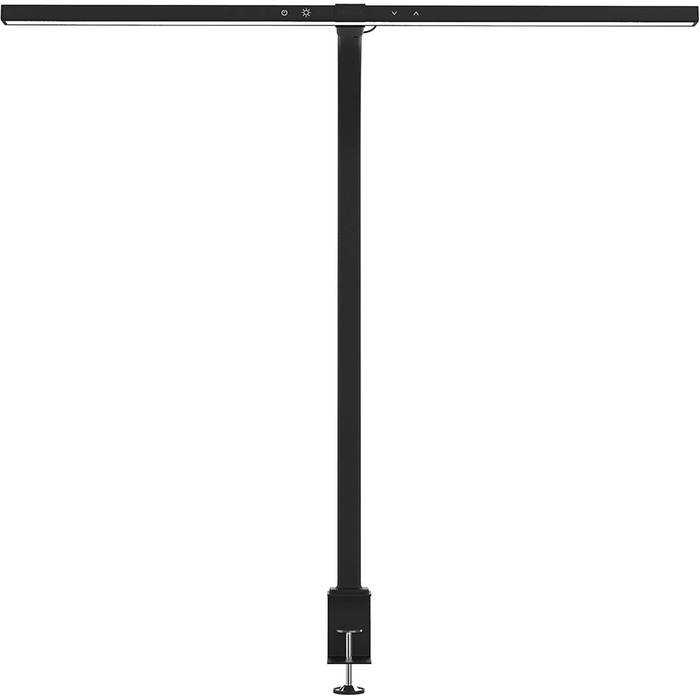Настільна LED лампа Unilux Strata з затискачем, димірується, чорна, 70x80 см