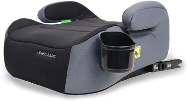 Дитяче автокрісло Mobiclinic Kids Lionfix Basic I-Size 125-150 см з IsoFix, знімний і праний чохол, підлокітники, текстильна оббивка, стандарт R129, європейський бренд