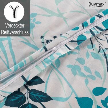 Бетліна Buymax® 200x220 см, 100% бавовна, 3-частини: комплект постільної білизни з простирадлом, двома наволочками 80x80 см, бежевий колір